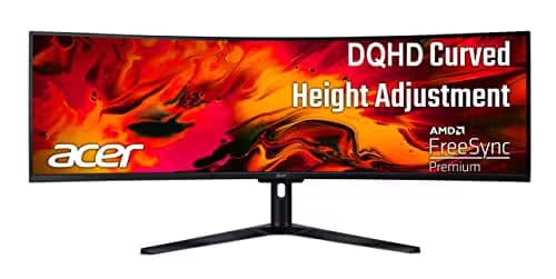 Acer EI491CUR Sbmiipphx 49" 5120x1440 120Hz VA Curved Monitor main image