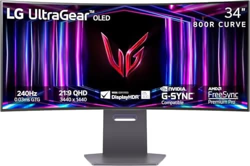LG UltraGear 34GS95QE-B 34" 1440p 240Hz OLED Monitor main image