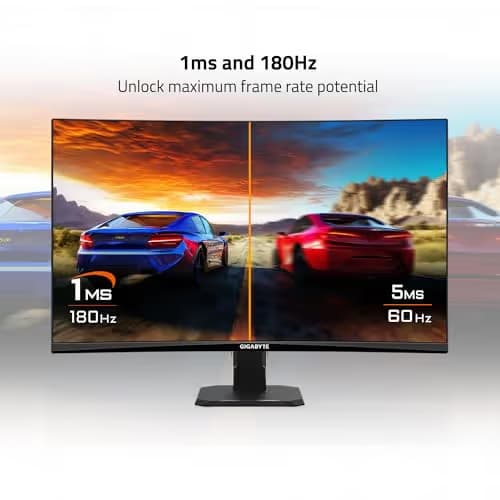 Gigabyte GS27FC 27" 1080p 180Hz VA Curved Monitor image