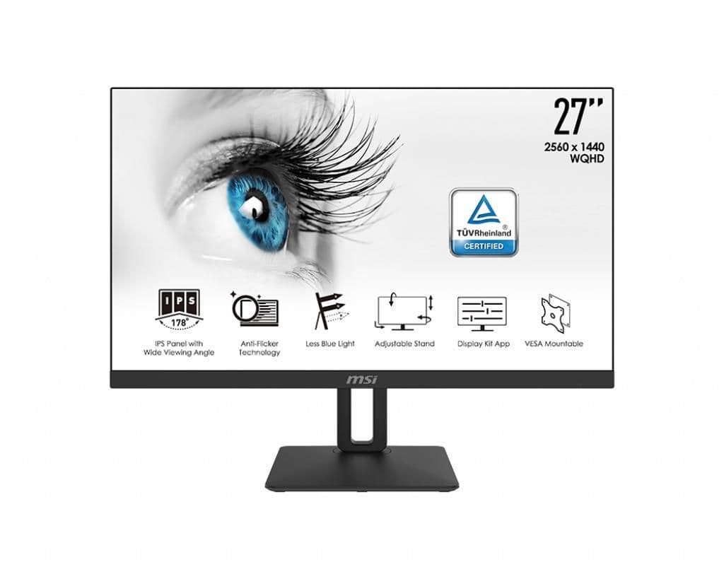 MSI PRO MP271QP 27" 1440p 60Hz IPS Monitor image