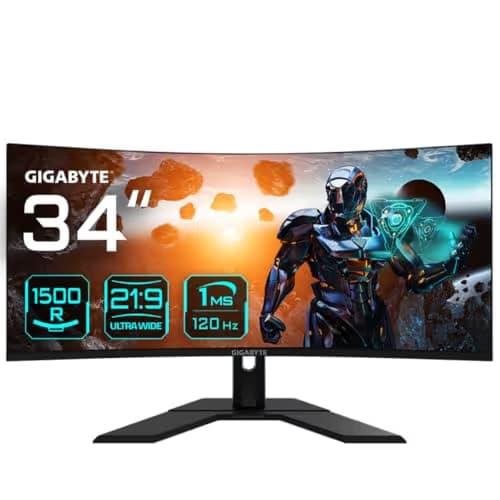 Gigabyte GS34WQC 34" 3440x1440 135Hz VA Curved Monitor main image