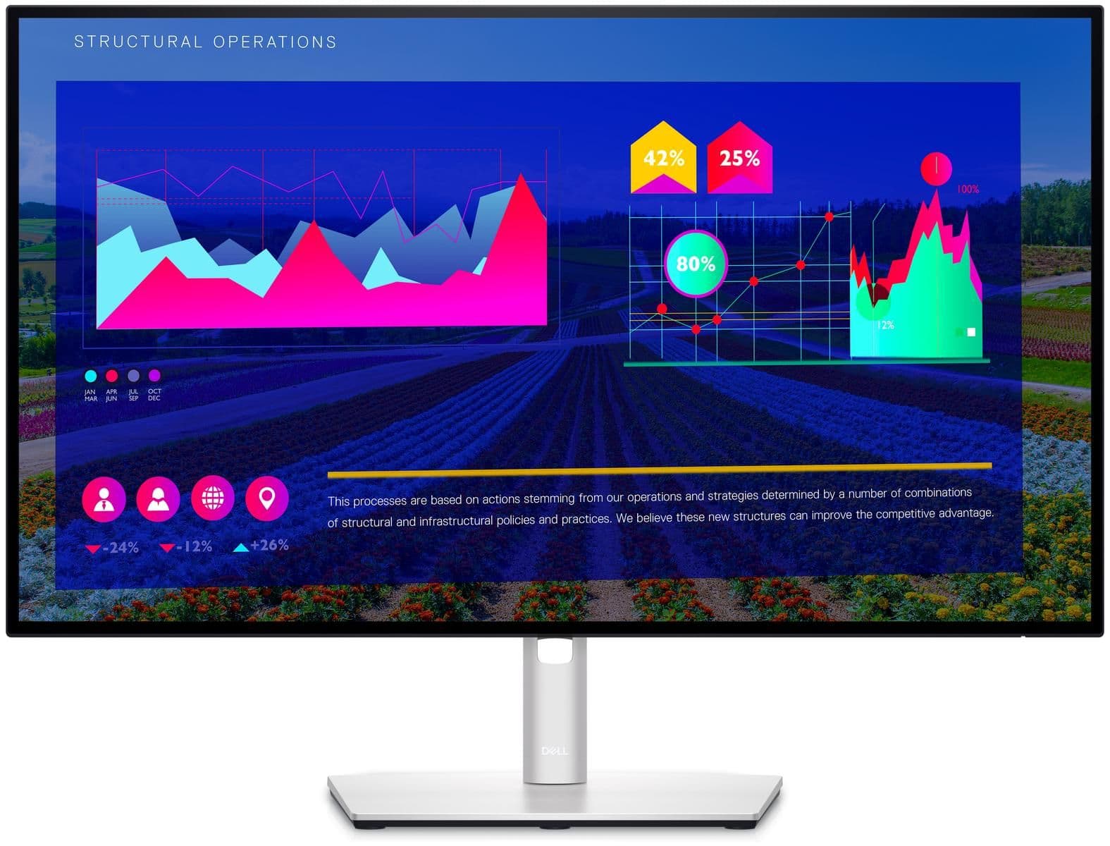 Dell U2722D 27" 1440p 60Hz IPS Monitor main image