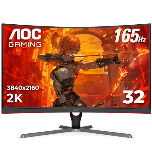 AOC CQ32G3SE 31.5" 1440p 165Hz VA Curved Monitor image