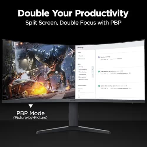 KOORUI 34E6UC 34" 3440x1440 165Hz VA Curved Monitor image