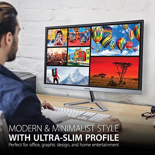 ViewSonic VX2476-SMHD 23.8" 1080p 75Hz IPS Monitor image