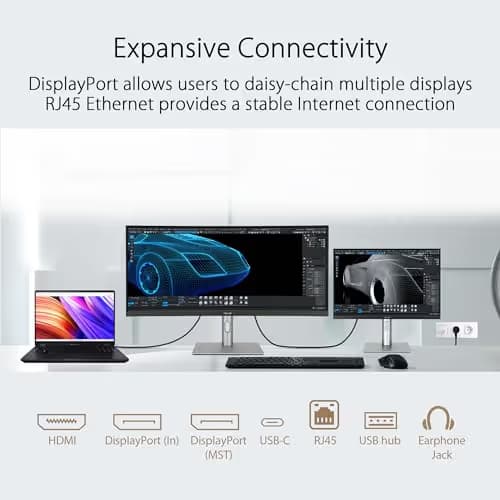 Asus ProArt Display PA34VCNV 34.1" 3440x1440 60Hz IPS Curved Monitor image