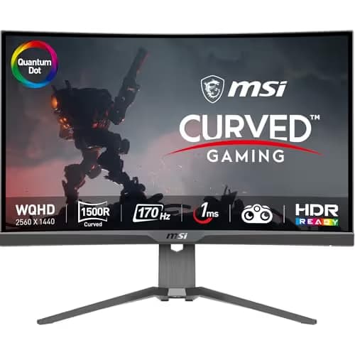MSI MAG 275CQRF-QD 27" 1440p 170Hz VA Curved Monitor image