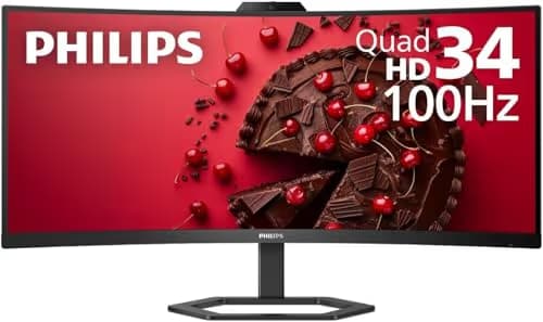 Philips 34E1C5600HE 34" 1440p 100Hz VA Curved Monitor main image