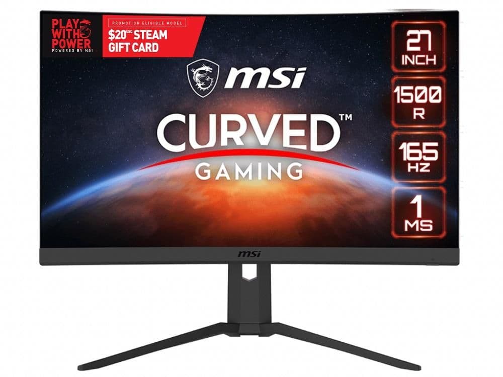 MSI Optix G27CQ4P 27" 1440p 165Hz VA Curved Monitor image