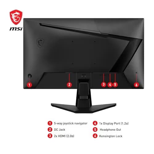 MSI G255F 24.5" 1080p 180Hz IPS Monitor image