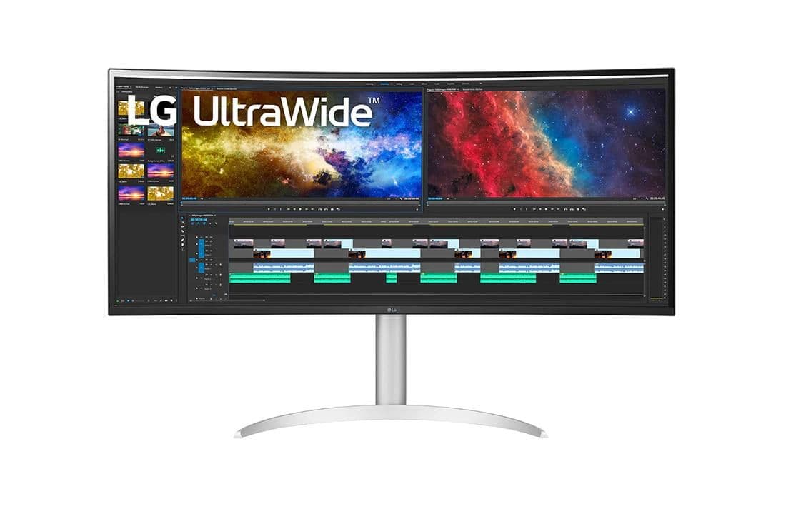 LG 38WP85C-W 37.5" 3840x1600 60Hz IPS Curved Monitor image