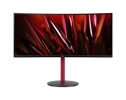 Acer XZ342CU PBMIIPHX 34" 1440p 144Hz VA Curved Monitor image
