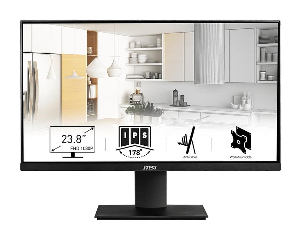 MSI PRO MP241 23.8" 1080p 60Hz IPS Monitor image