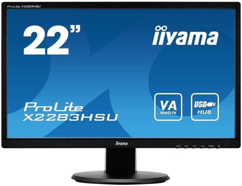 iiyama Prolite X2283HSU-B1DP 21.5" 1080p 60Hz VA Monitor image