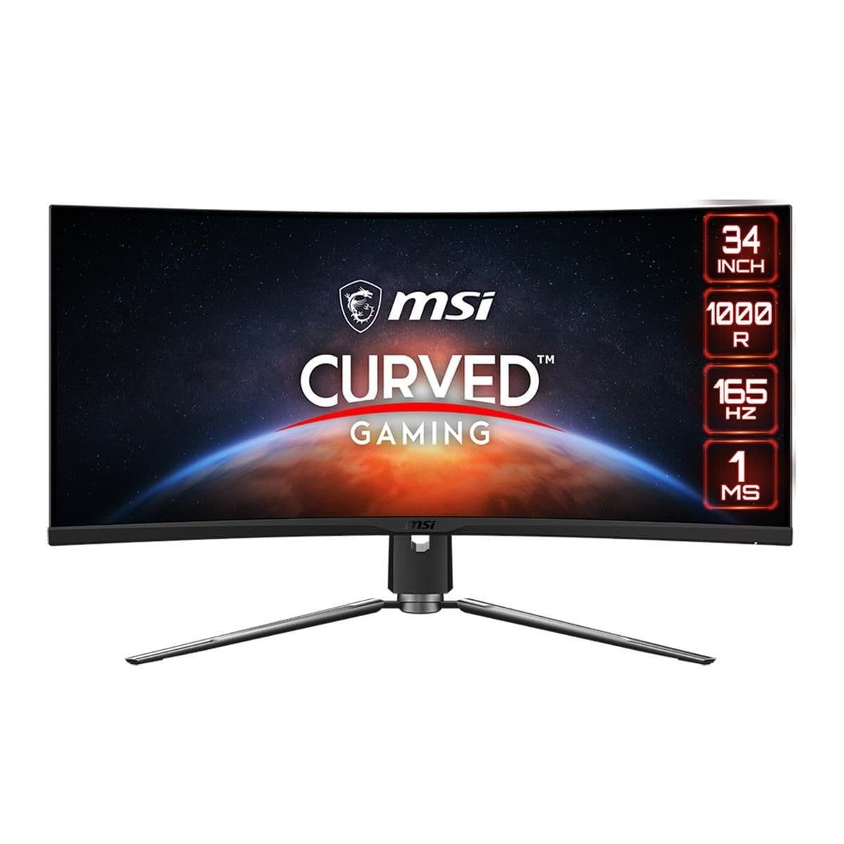 MSI MPG Artymis 343CQR 34" 3440x1440 165Hz Curved Monitor image