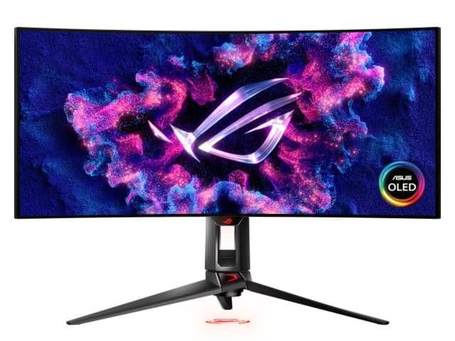 Asus ROG Swift OLED PG34WCDM 33.9" 3440x1440 240Hz OLED Curved Monitor main image
