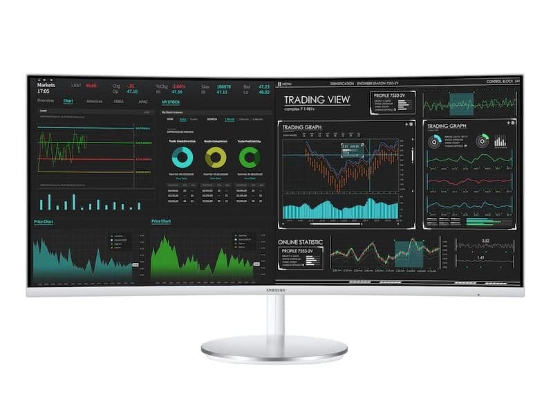 Samsung CJ791 34" 3440x1440 100Hz VA Curved Monitor main image