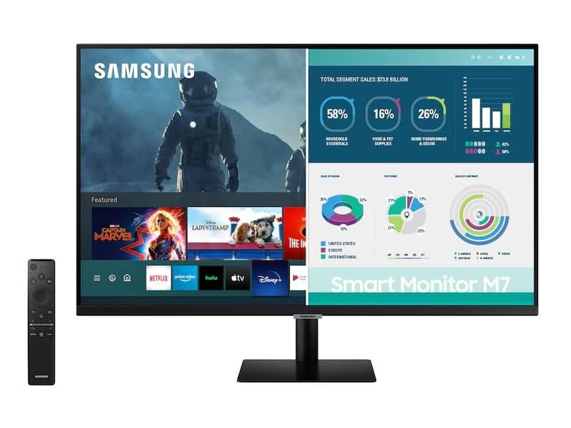 Samsung M7 32" 4K 60Hz VA Monitor image
