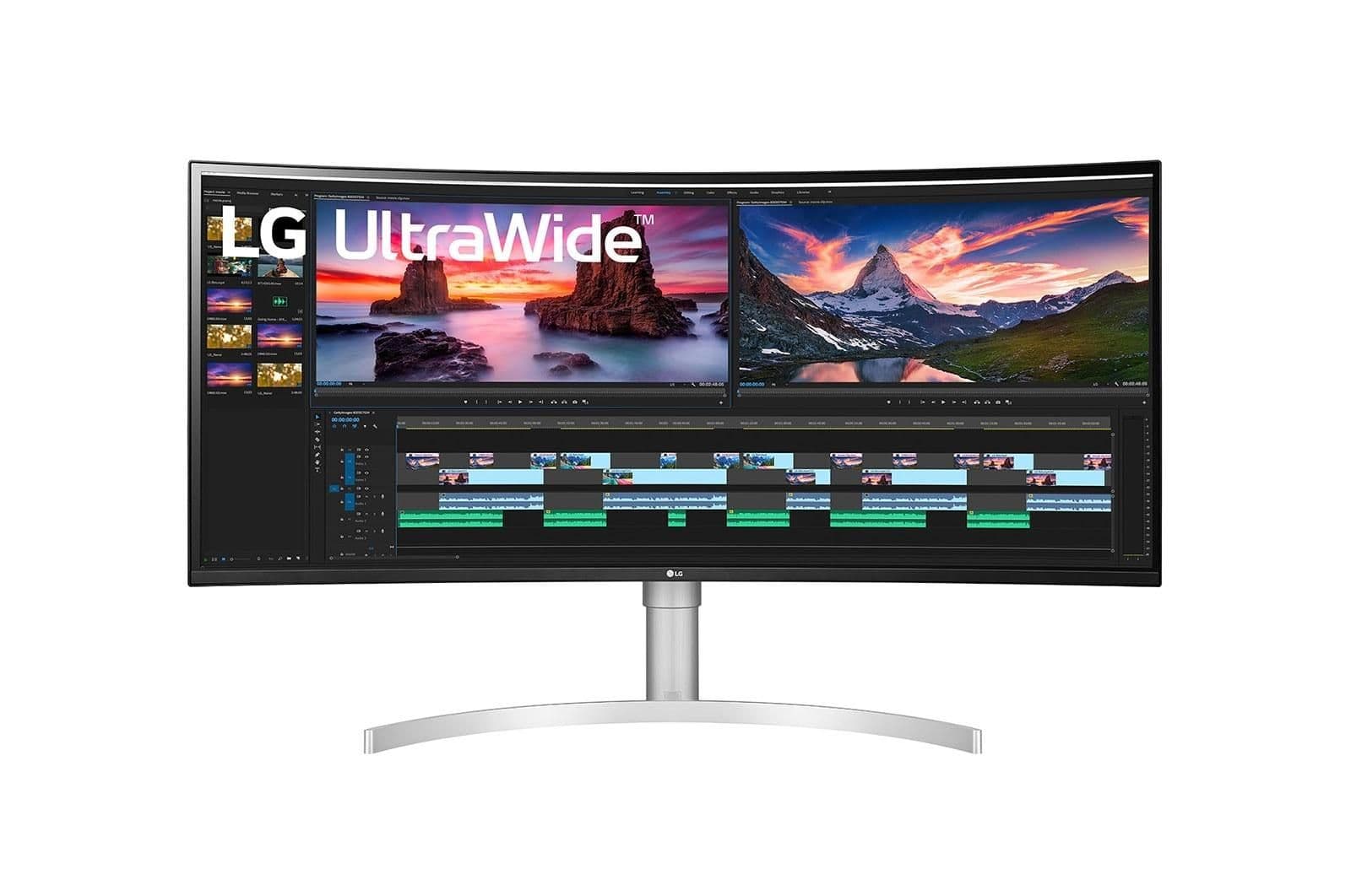 LG 38WN95CP-W 38" 3840x1600 144Hz IPS Curved Monitor main image