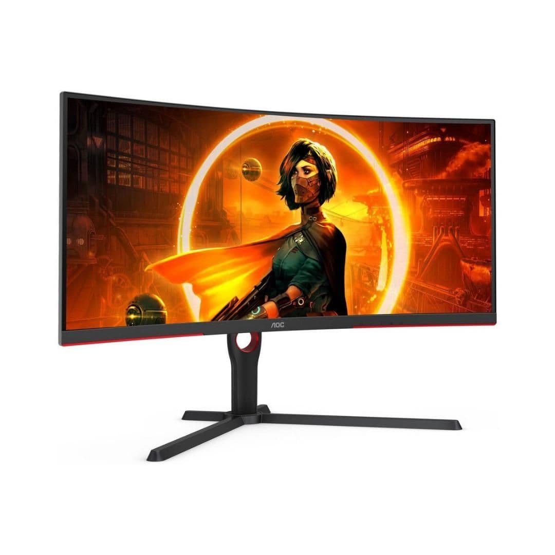 AOC CU34G3S/BK 34" 3440x1440 165Hz VA Curved Monitor image