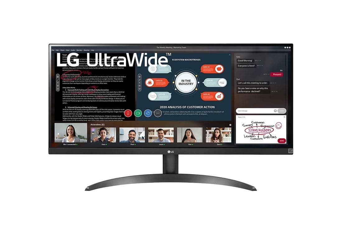 LG 29WP500-B 29" 2560x1080 75Hz IPS Monitor image