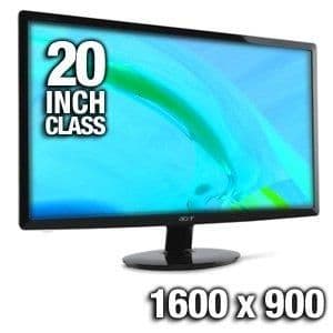 Acer S201HLbd 20" 1600x900 60Hz Monitor image