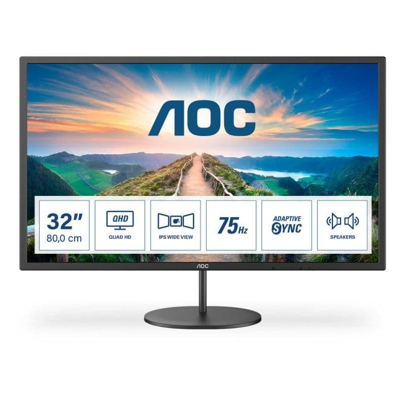AOC Q32V4 31.5" 1440p 75Hz IPS Monitor image