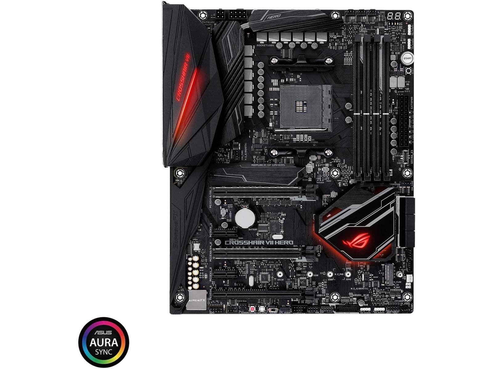 Asus AMD X470 ROG Crosshair VII Hero DDR4 ATX main image