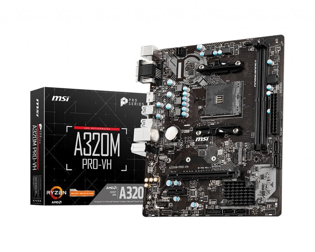 MSI A320 A320M PRO-VH DDR4 Micro ATX image