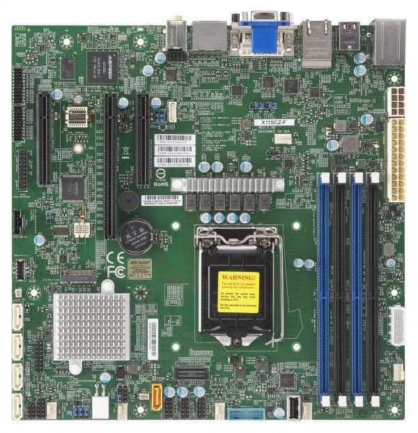 Supermicro Intel C246 X11SCZ-F LGA1151 DDR4 Micro ATX main image
