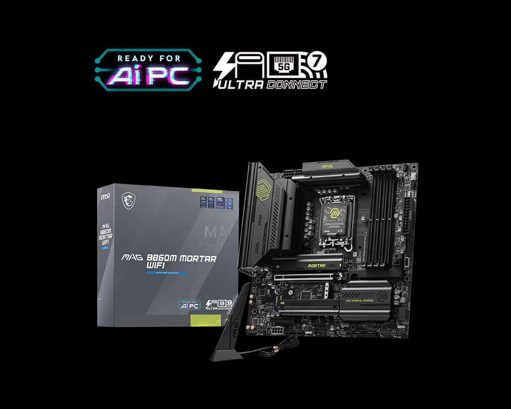 MSI MAG B860M MORTAR WIFI DDR5 Micro ATX image