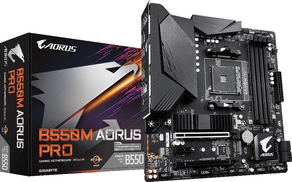 Gigabyte B550M AORUS PRO AM4 DDR4 Micro ATX image