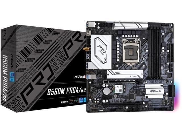 ASRock B560 M Pro4/ac DDR4 Micro ATX main image