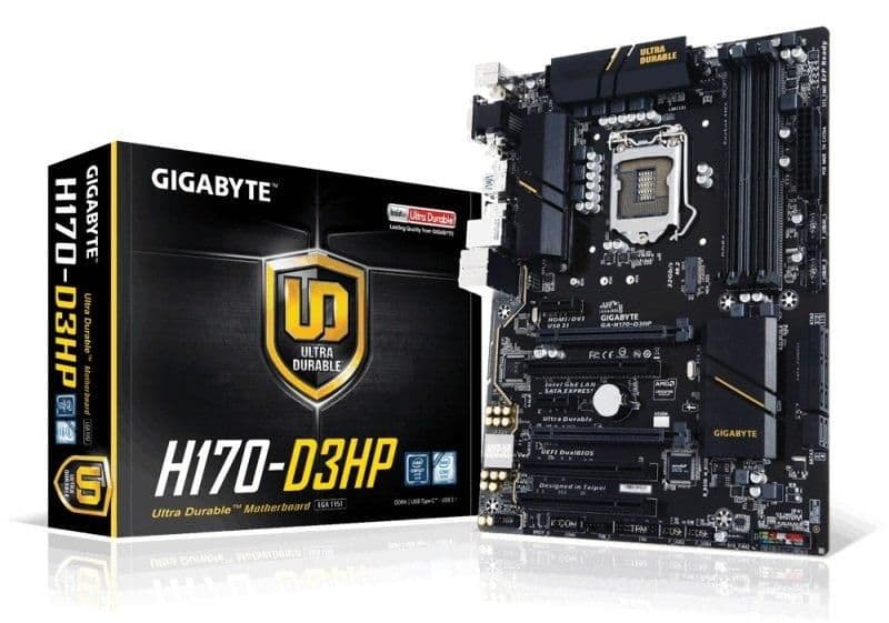 Gigabyte H170 GA-H170-D3HP LGA1151 DDR4 ATX main image