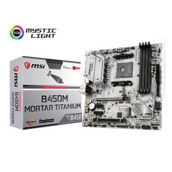 MSI B450M MORTAR TITANIUM DDR4 Micro ATX image