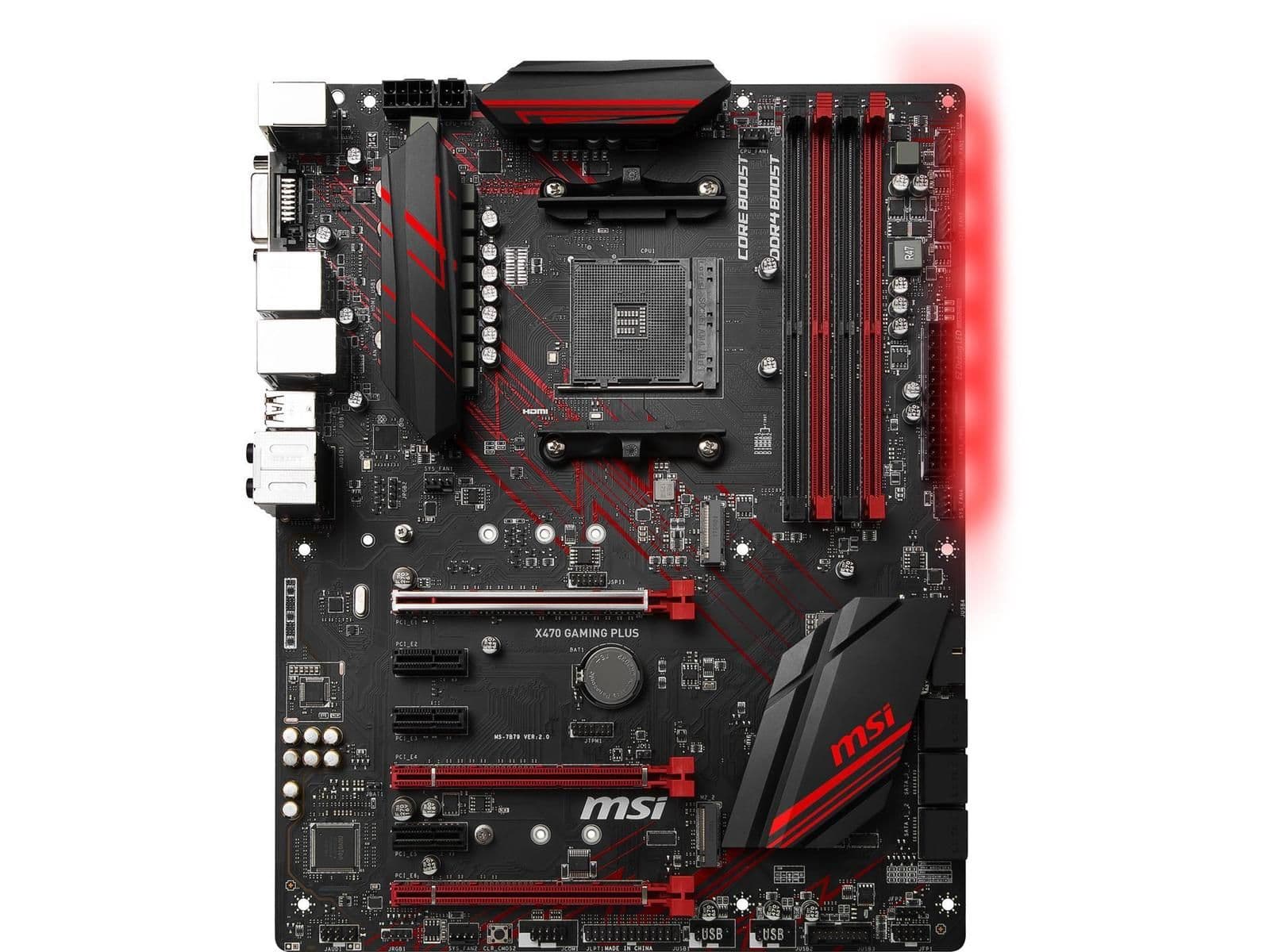 MSI X470 GAMING PLUS AM4 DDR4 ATX image
