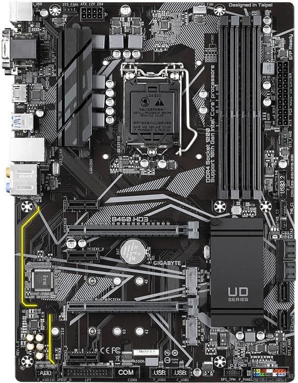 Gigabyte B460 HD3 LGA1200 DDR4 ATX main image