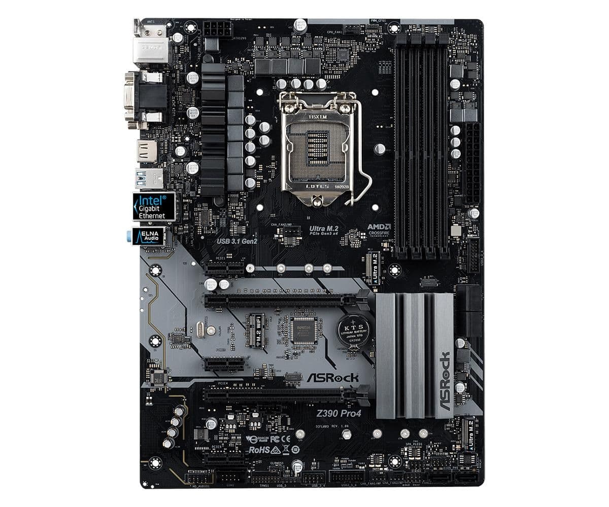 ASRock Z390 Pro4 LGA1151 DDR4 ATX image