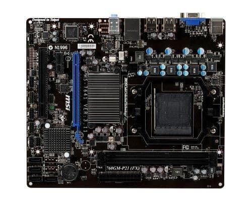 MSI AMD 760G 760GM-P21 (FX) AM3+ DDR3 Micro ATX image