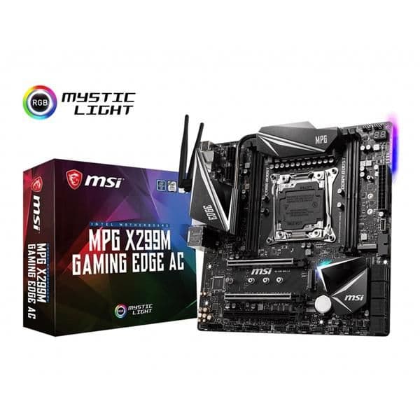 MSI X299 MPG X299M GAMING EDGE AC LGA2066 DDR4 Micro ATX image