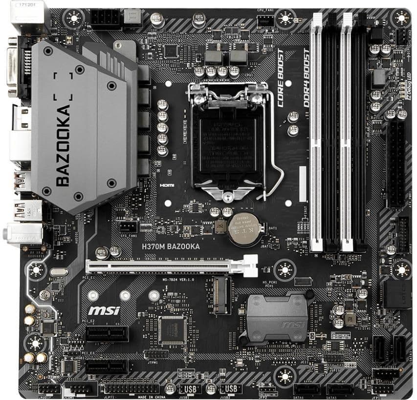 MSI H370 M BAZOOKA DDR4 Micro ATX main image