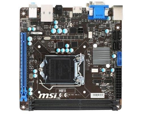 MSI H81 H81I LGA1150 DDR3 Mini ITX main image