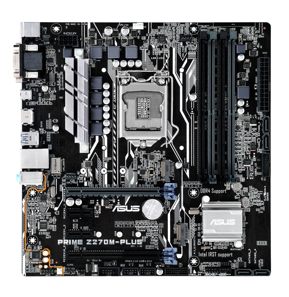 Asus Z270 PRIME Z270M-PLUS LGA1151 DDR4 Micro ATX main image