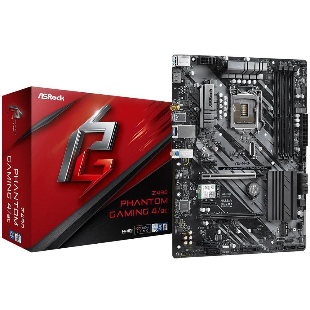 ASRock Z490 Phantom Gaming 4/ac DDR4 ATX main image