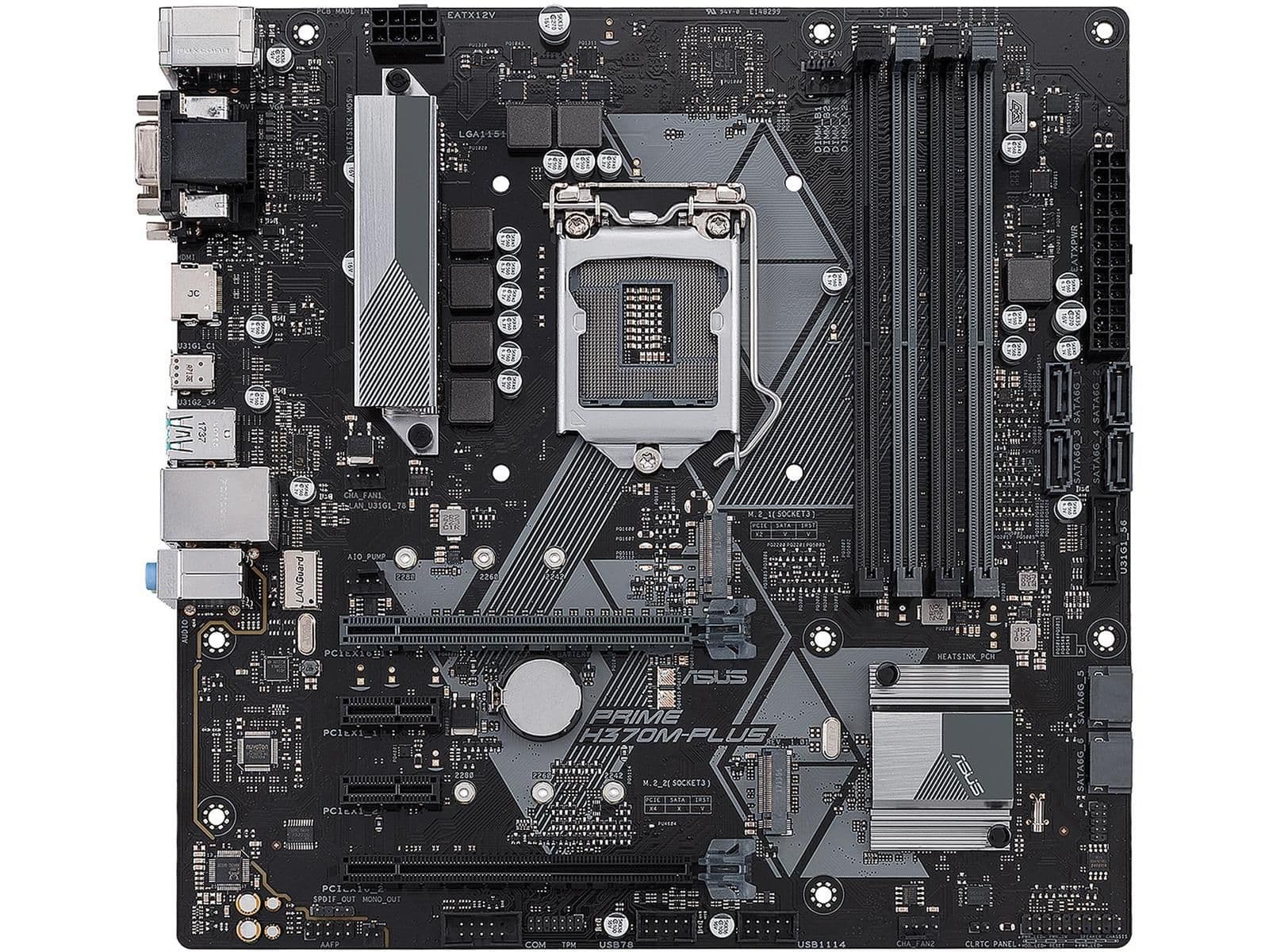 Asus H370 Prime H370M-Plus/CSM LGA1151 DDR4 Micro ATX main image