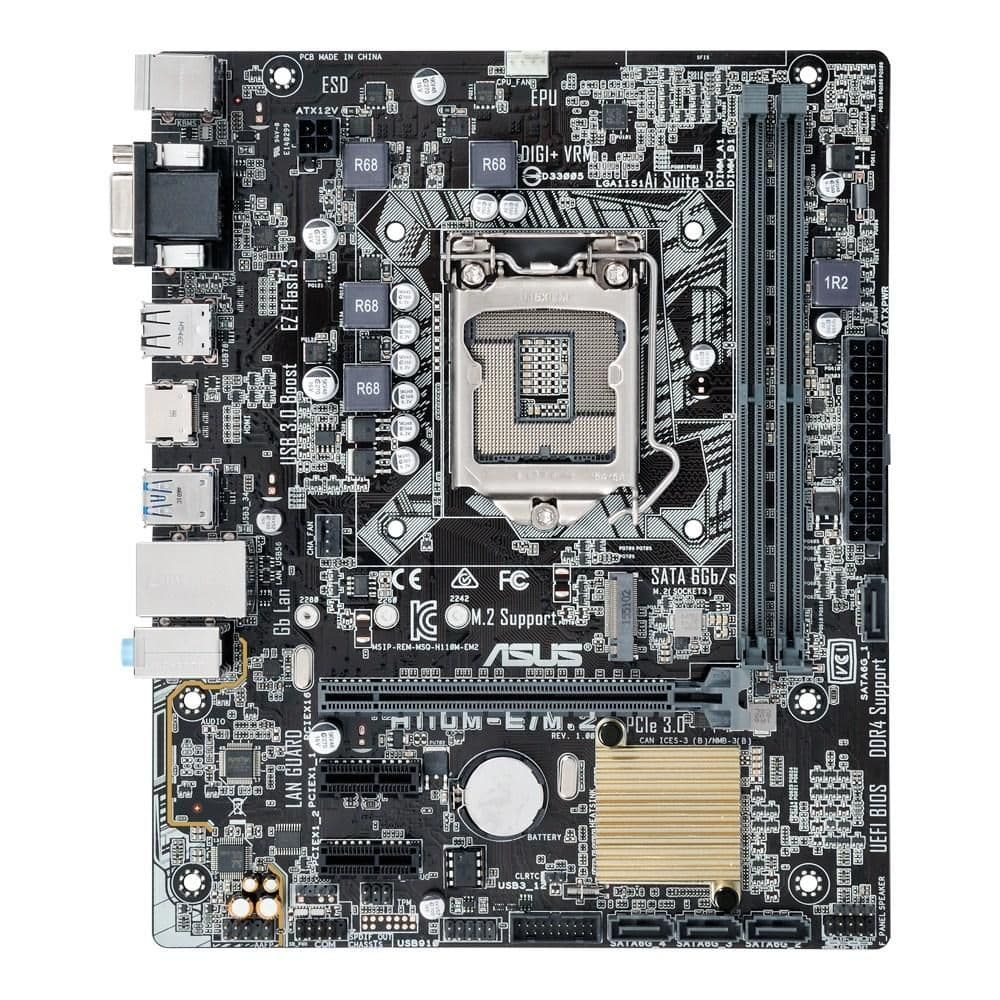 Asus H110 M-E/M.2 LGA1151 DDR4 Micro ATX main image