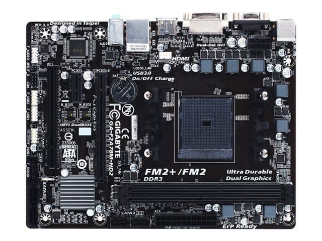 Gigabyte A78 GA-F2A78M-HD2 FM2+ DDR3 Micro ATX image