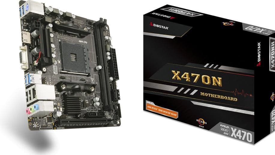 Biostar X470 NH AM4 DDR4 Mini ITX main image