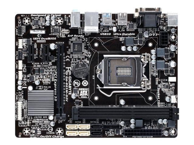 Gigabyte B85 GA-B85M-D2V LGA1150 DDR3 Micro ATX image