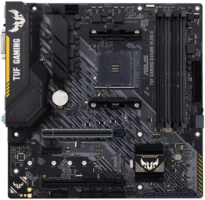 Asus B450 TUF GAMING B450M-PLUS II AM4 DDR4 Micro ATX main image